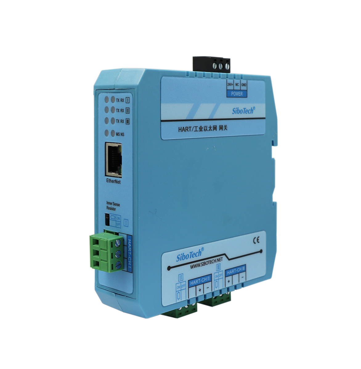 三通道HART 转 Modbus TCP网关 HME-635