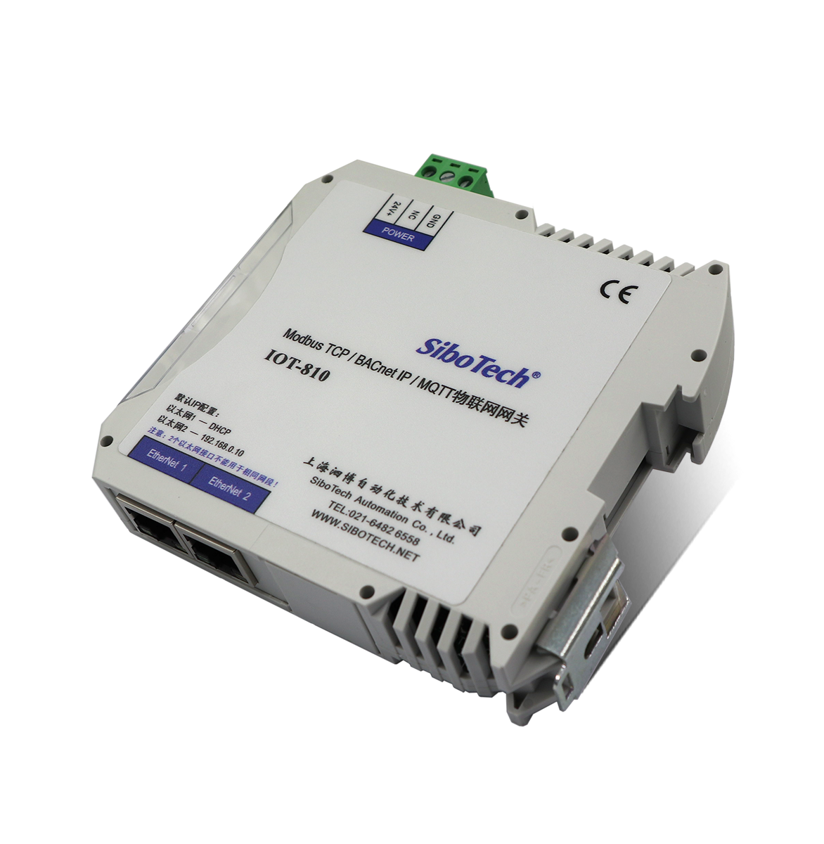 Modbus TCP / BACnet IP / MQTT物联网网关 IOT-810