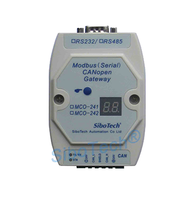 Modbus/CANopen网关 MCO-241 ( 卧式 )