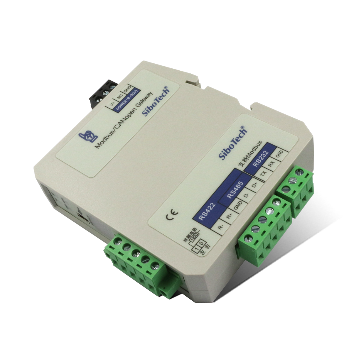 Modbus/CANopen网关 MCO-241 ( 立式 )